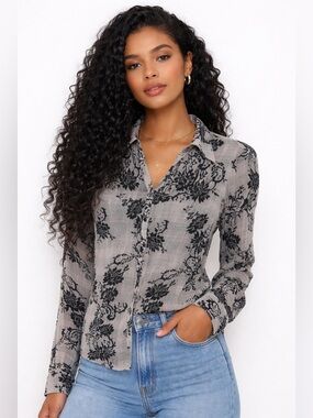 Terra Nostra Floral Button Down Shirt